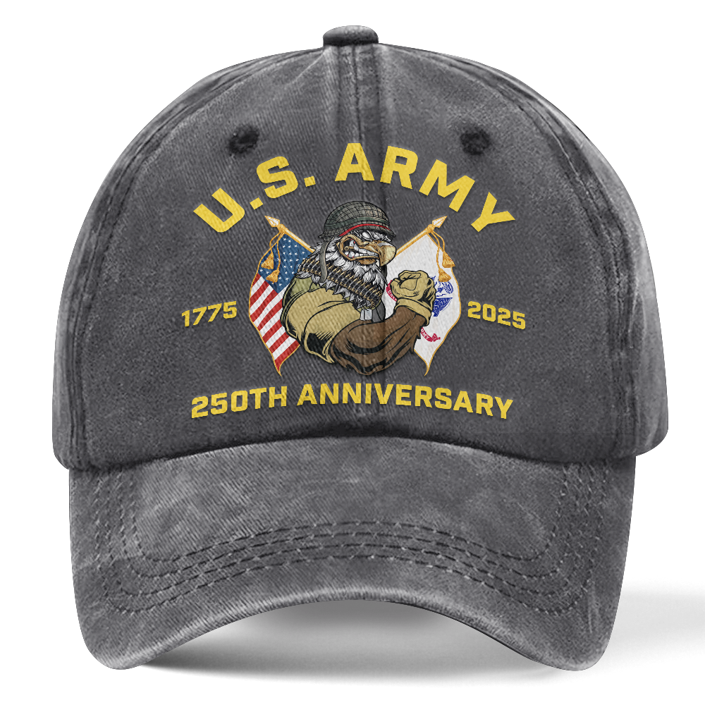 Army 250th Anniversary Washed Cap