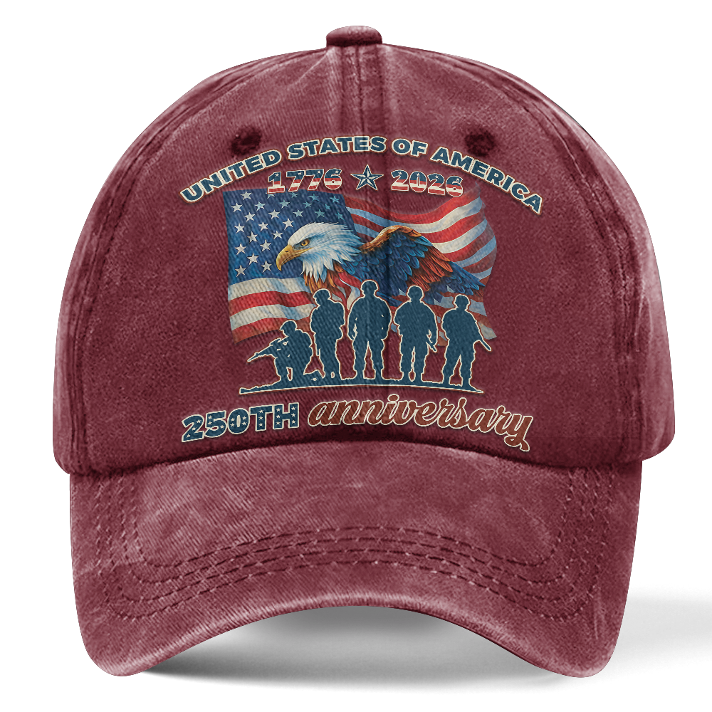 America 250th Anniversary Washed Cap