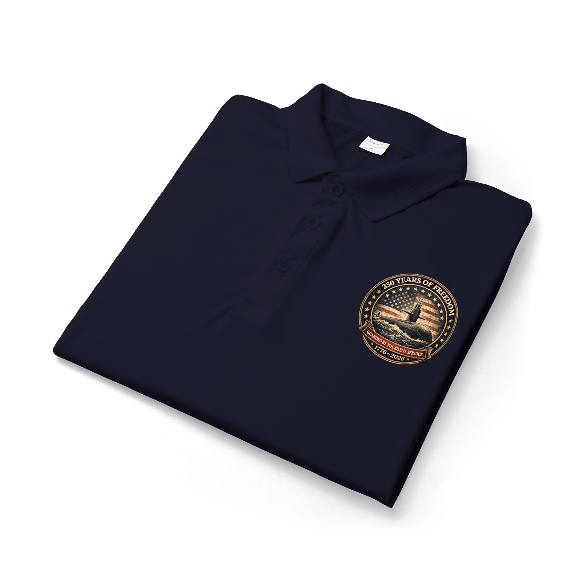 America 250 Navy Submarine Lightweight Polo
