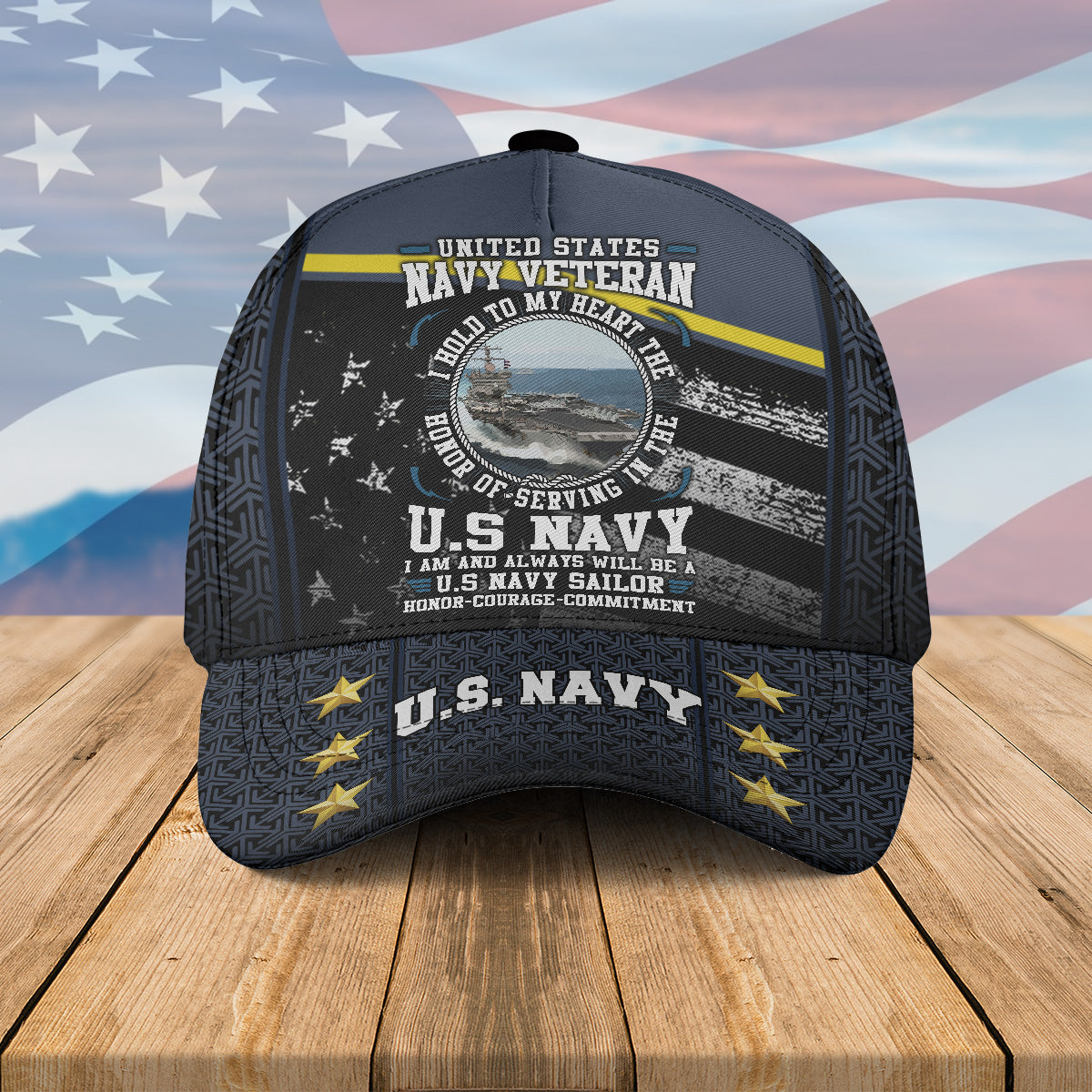 I'm And Always Be A Navy Sailor Hat Cap