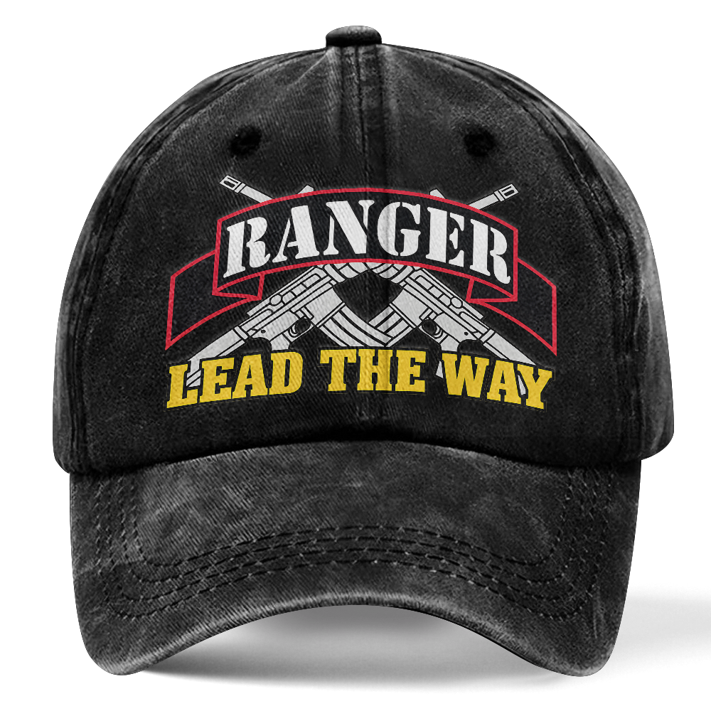 Personalizable Rangers Lead The Way Washed Cap