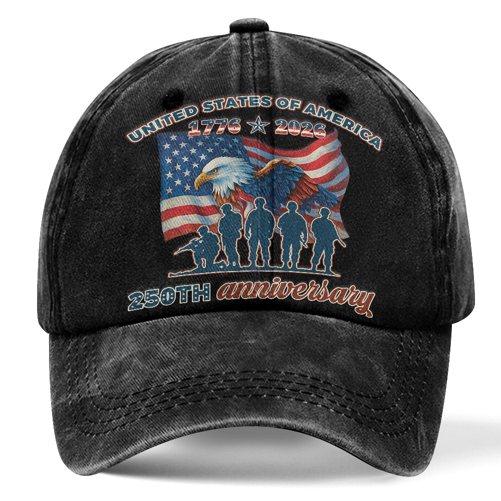 America 250th Anniversary Washed Cap