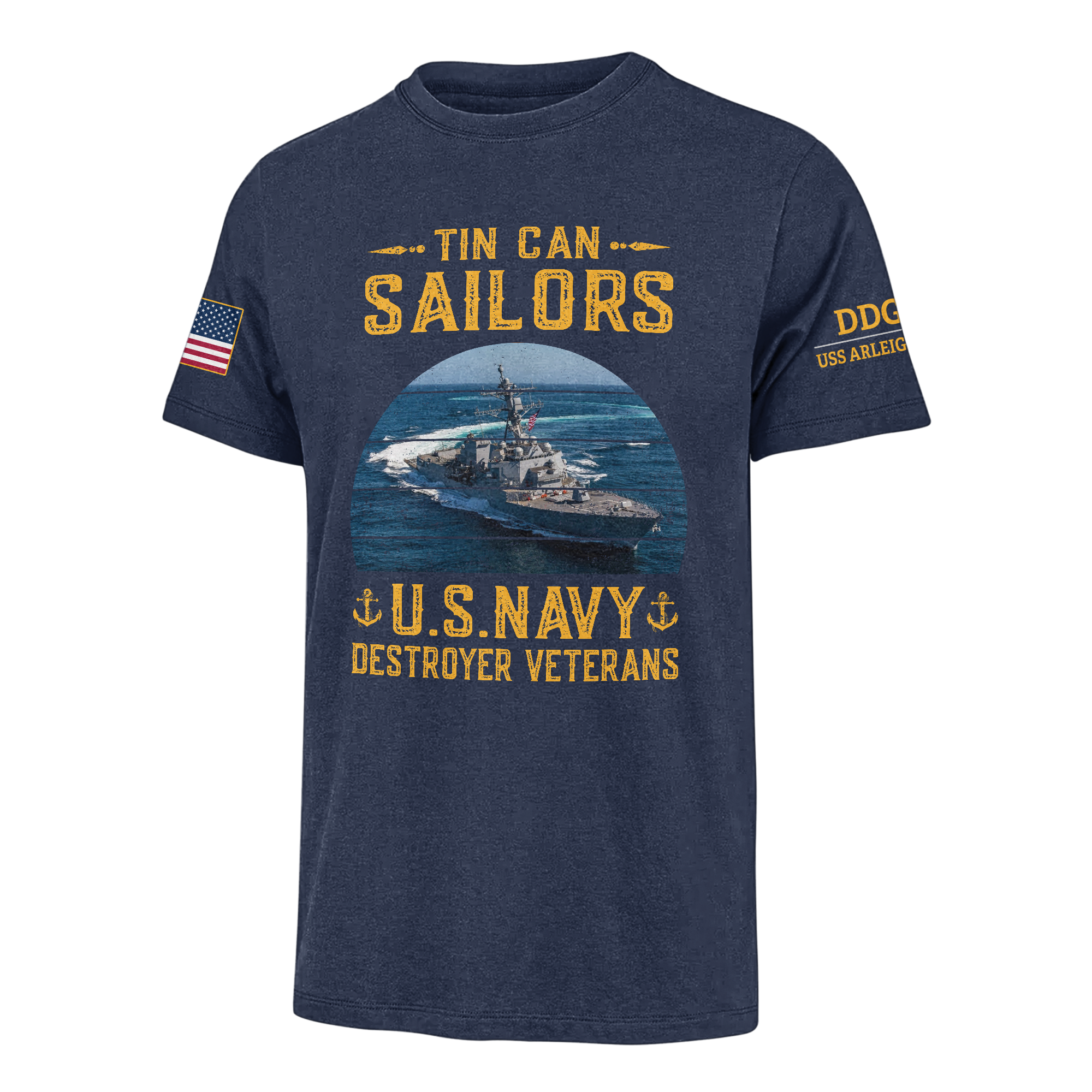 Personalizable Tin Can Sailors Classic T-shirt