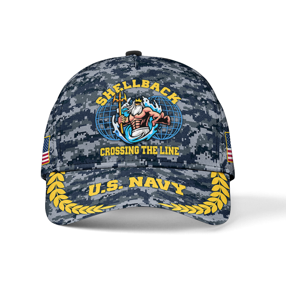 Shellback Crossing The Line Classic Cap