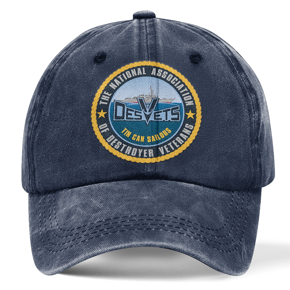 Personalizable Tin Can Sailors Washed Cap