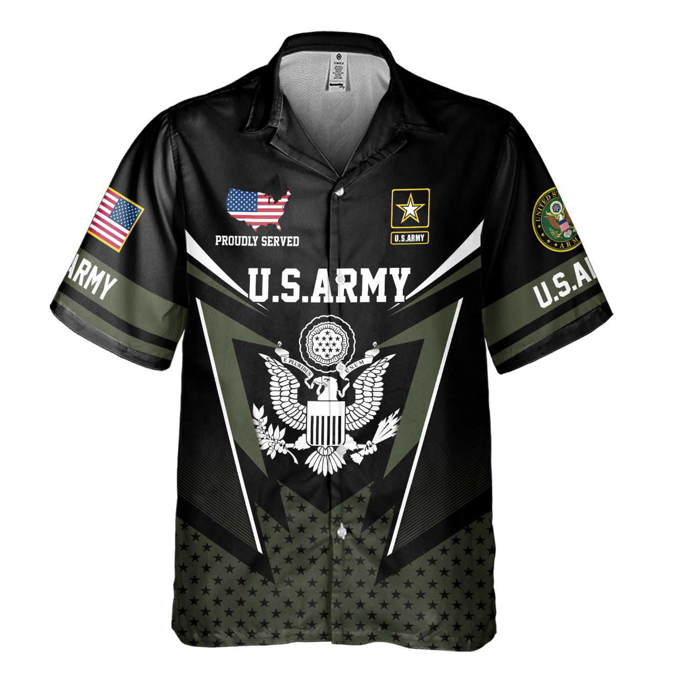Army 250th Anniversary Cuban Shirt