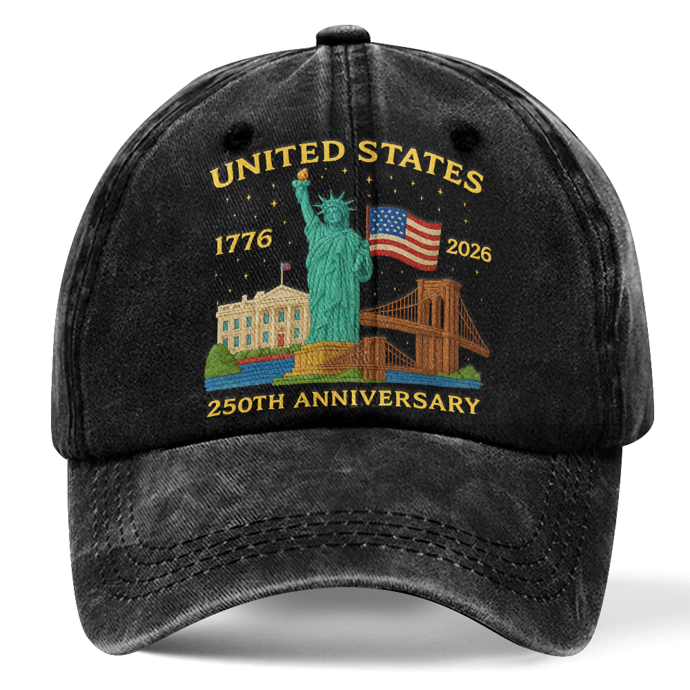 America 250th Anniversary Washed Cap