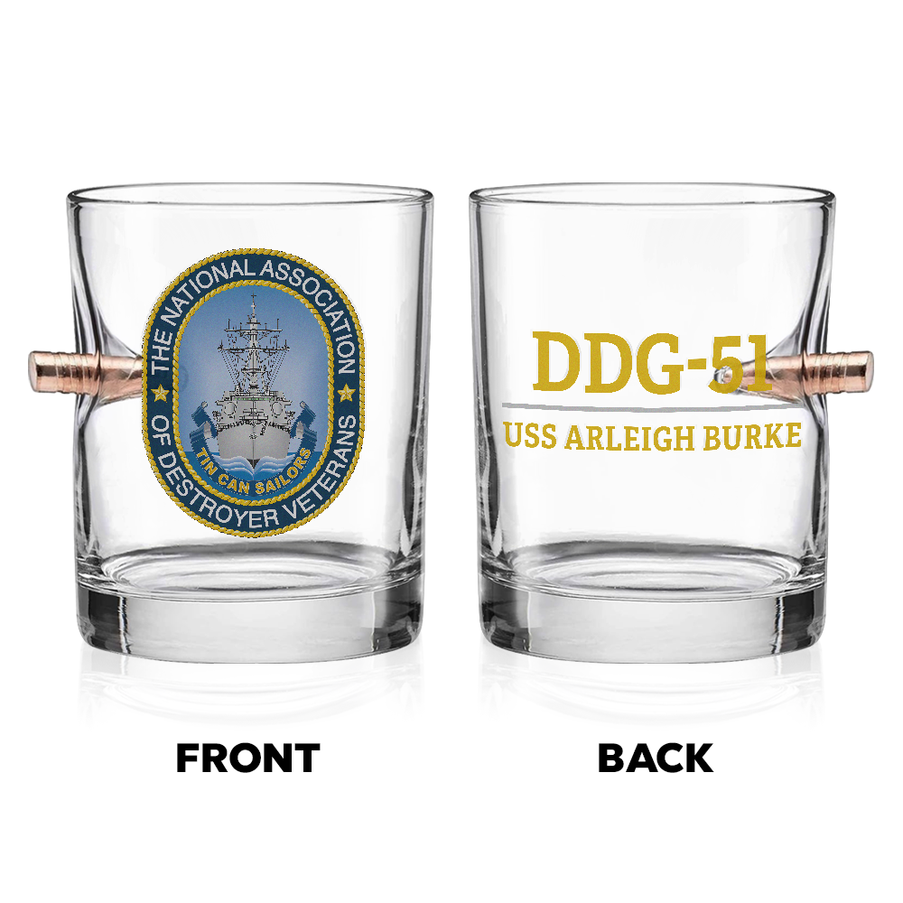 Personalizable Tin Can Sailors Bullet Whiskey Glass