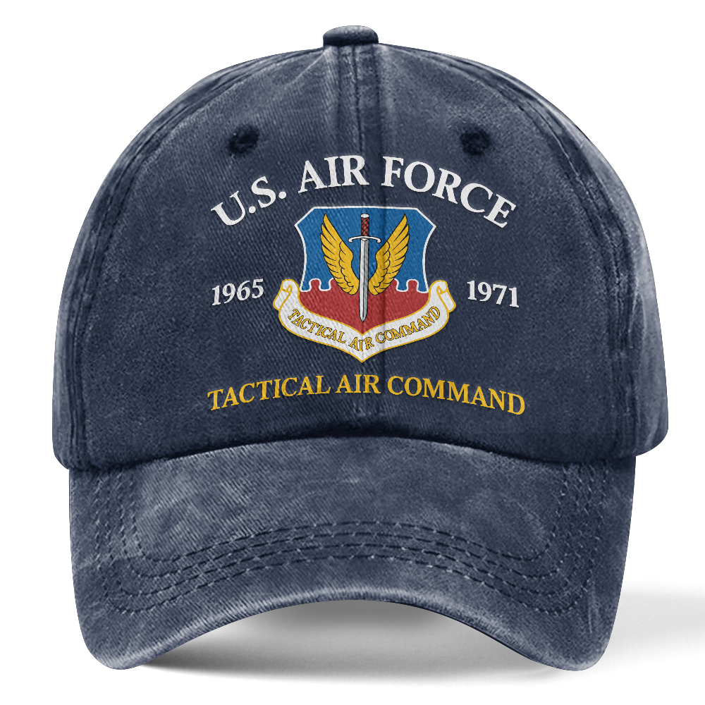 Personalizable Air Force Washed Cap