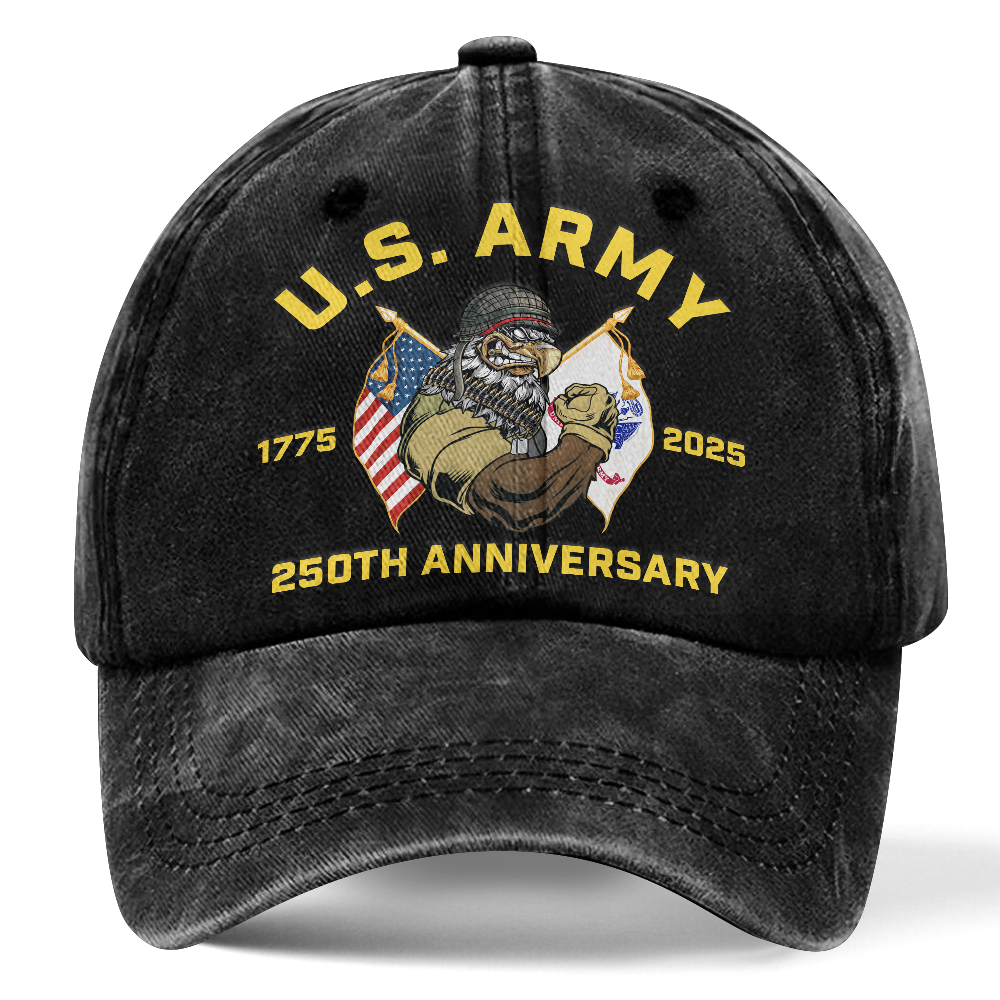 Army 250th Anniversary Washed Cap