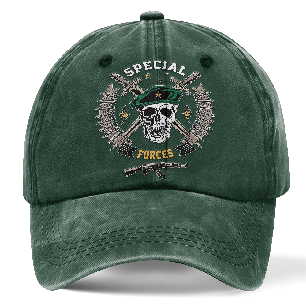 Personalizable Special Forces Washed Cap