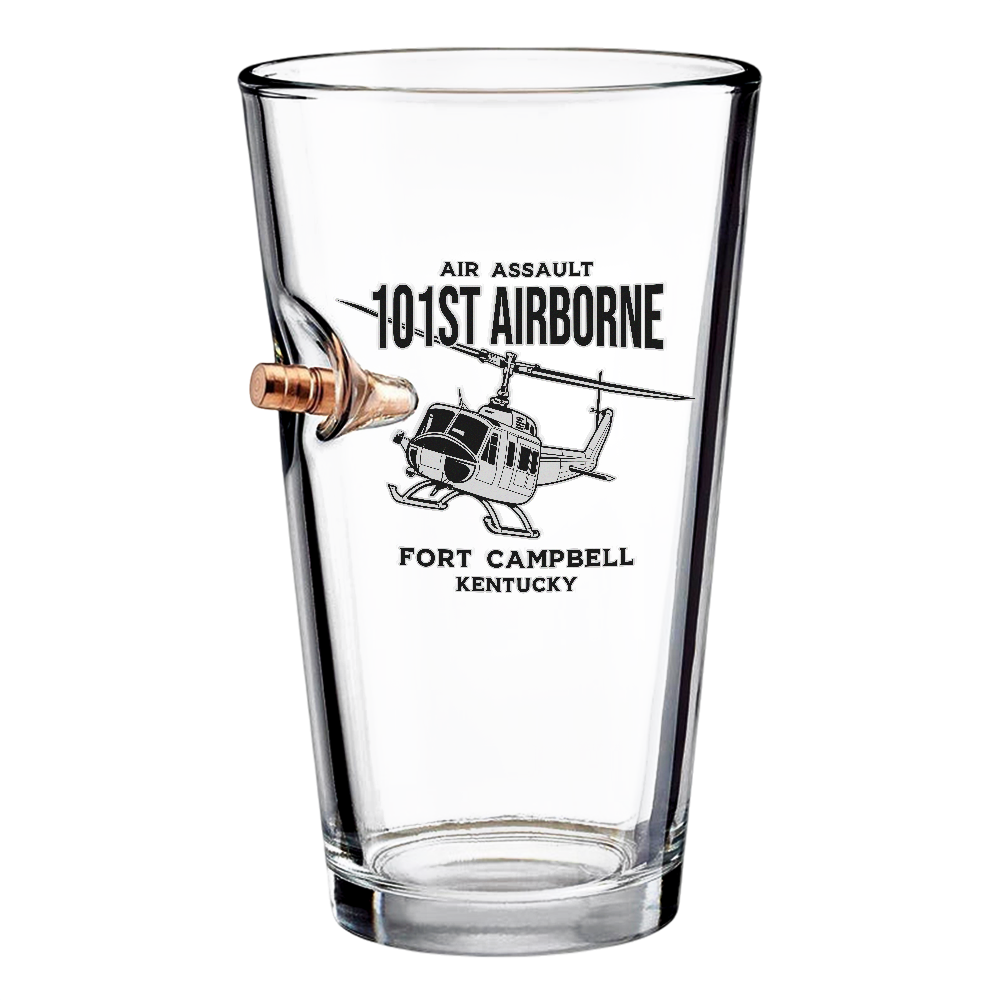 Fort Campell Kentucky Bullet Pint Glass