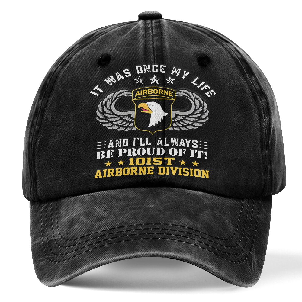 Airborne Screaming Eagles Washed Cap