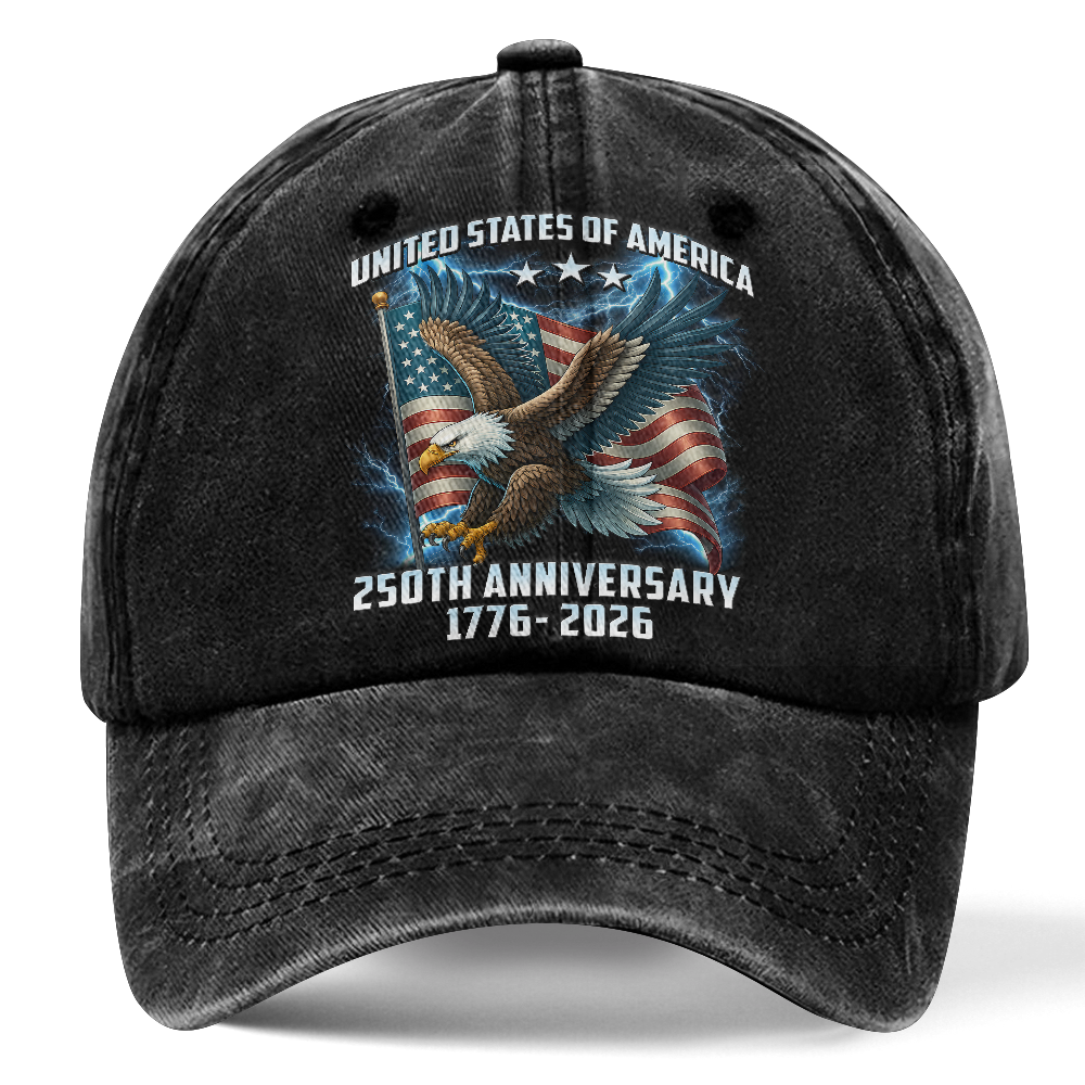 America 250th Anniversary Washed Cap