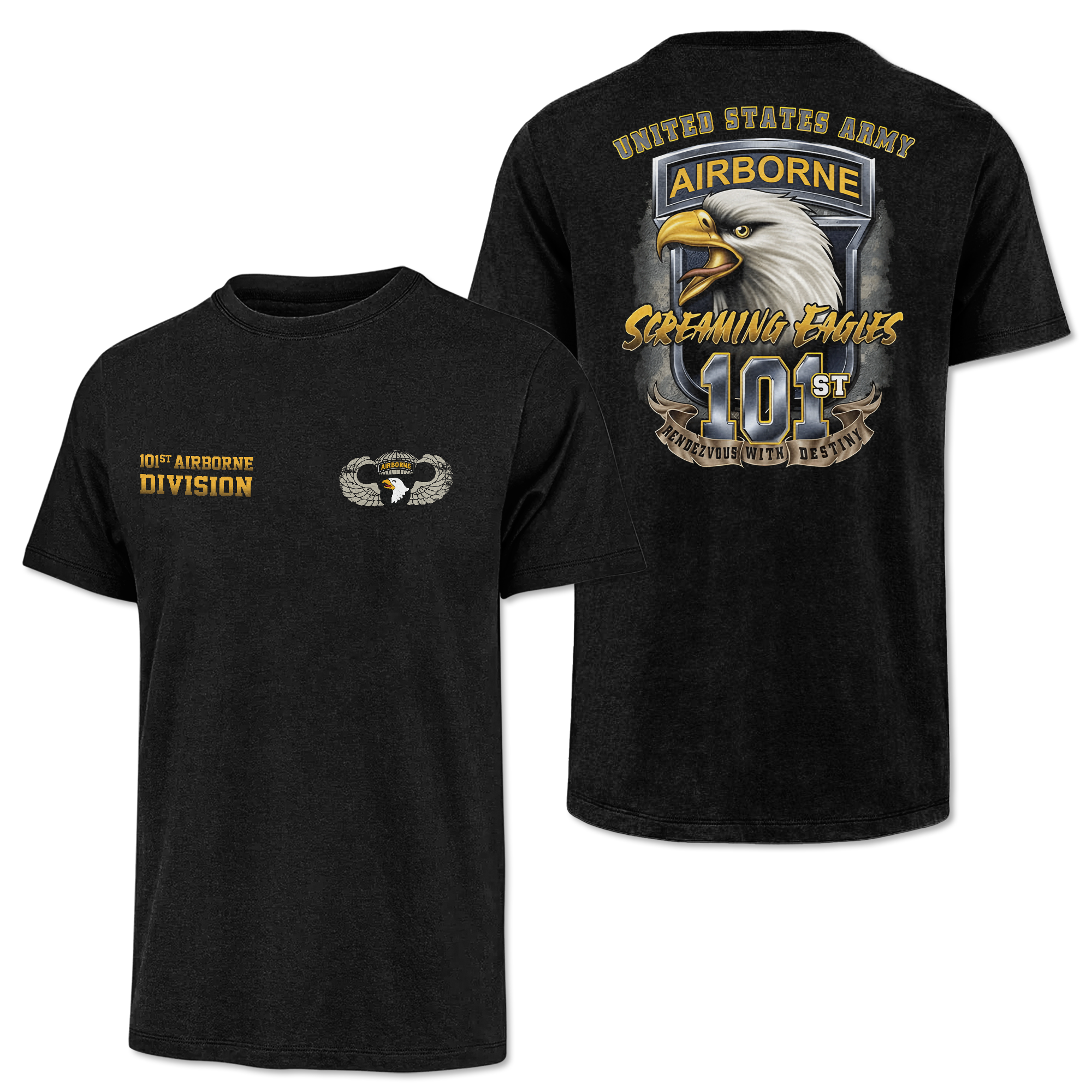 101st Airborne Division Double Sided Classic Tee