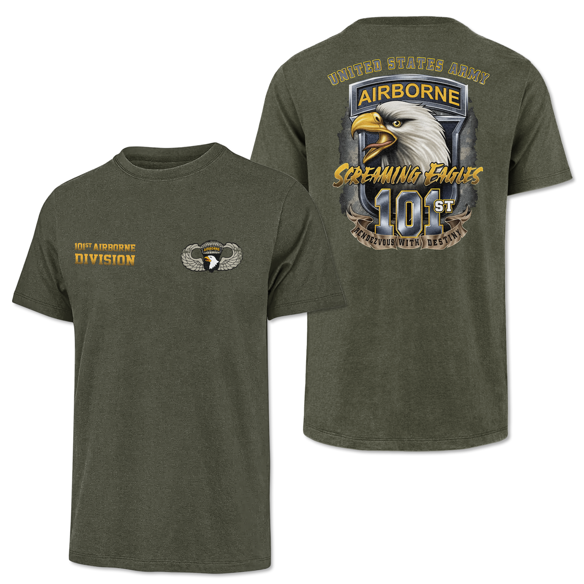101st Airborne Division Double Sided Classic Tee