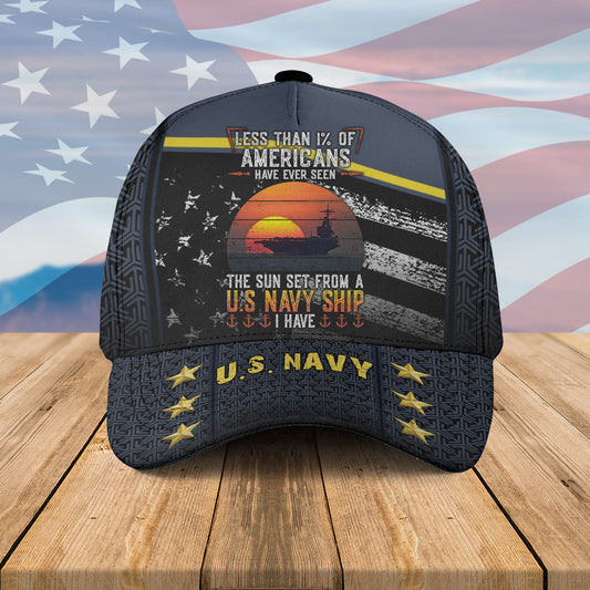 Have Seen The Sunset From A Navy Ship Hat Cap