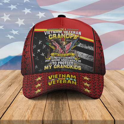 Vietnam Veteran Grandpa Hat Cap