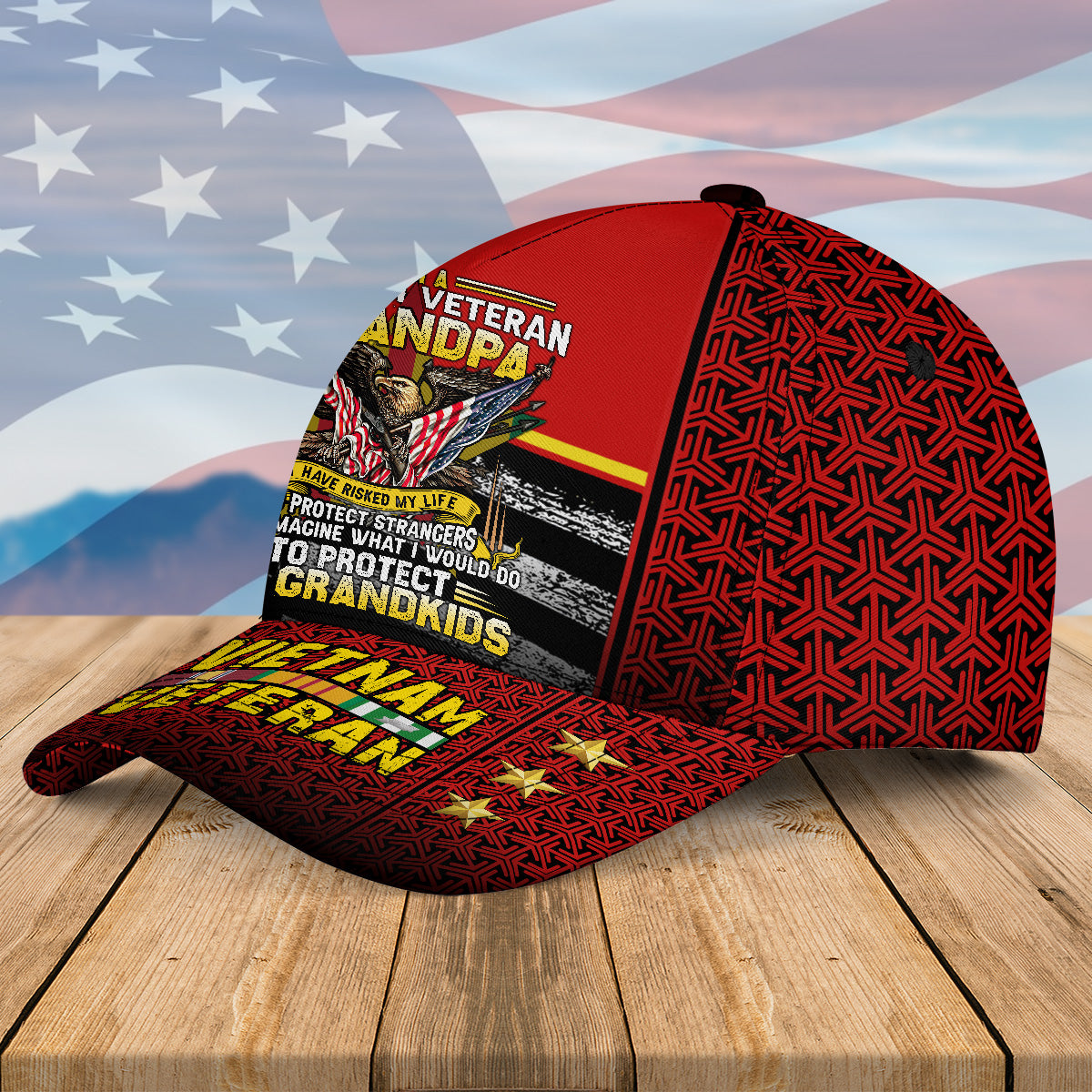 Vietnam Veteran Grandpa Hat Cap