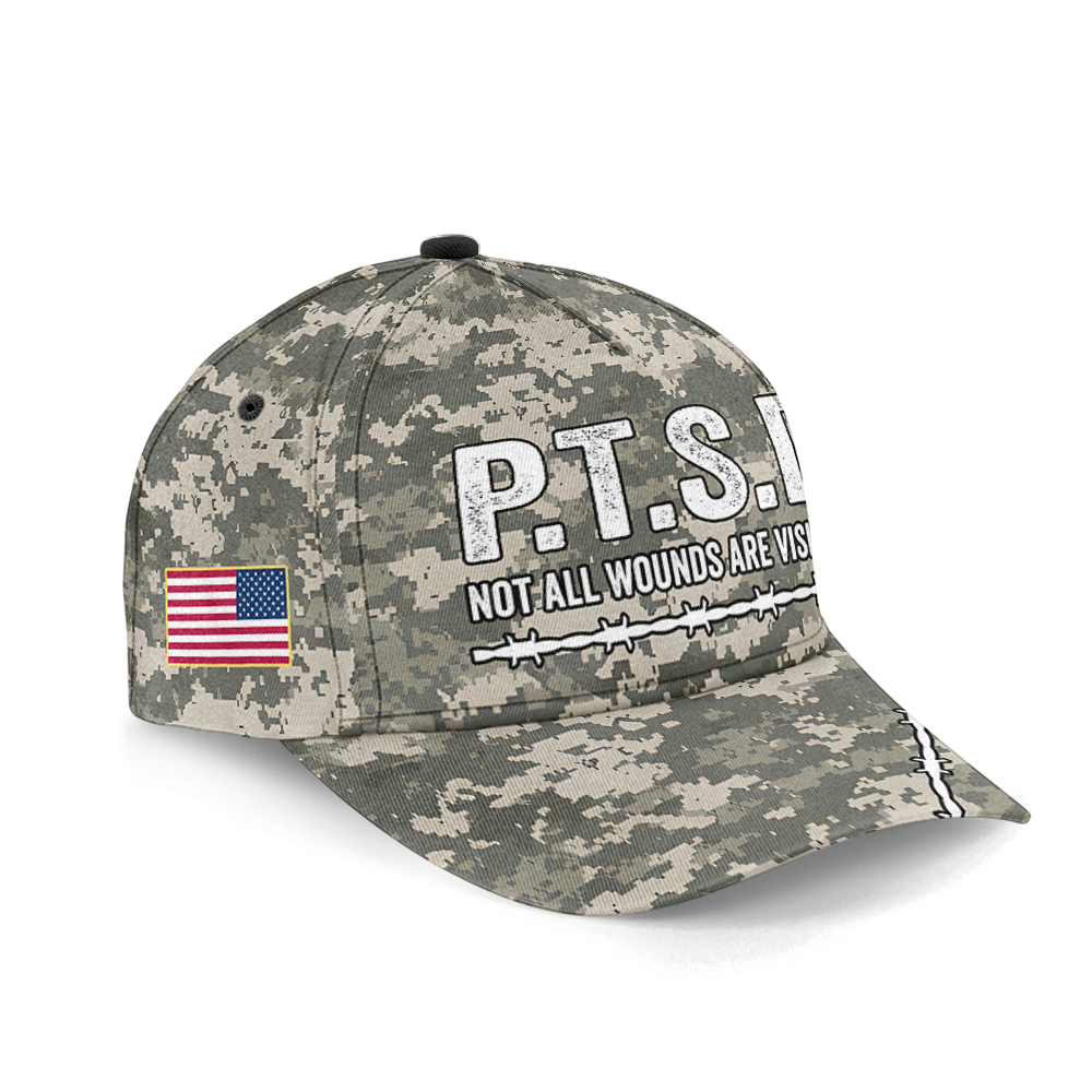 PTSD Not All Wounds Are Visible Classic Cap