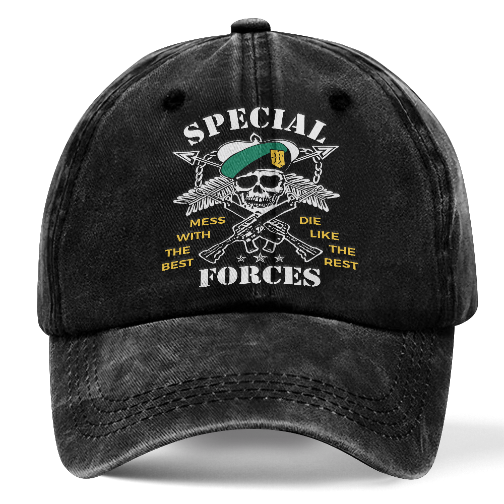 Personalizable Special Forces Washed Cap