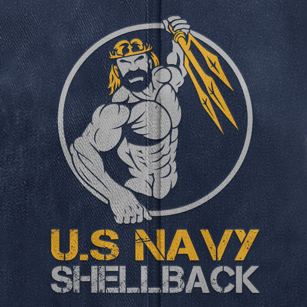 Personalizable Navy Shellback Washed Cap