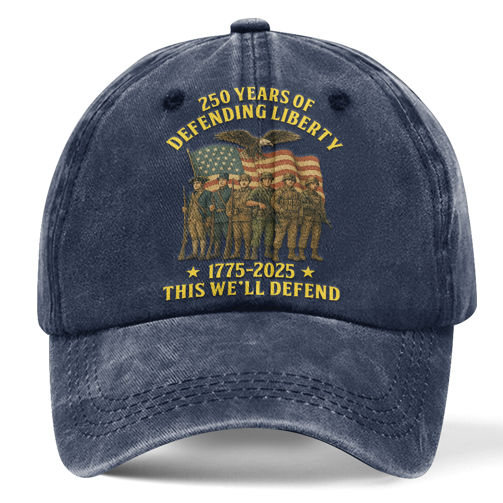 Army 250th Anniversary Washed Cap