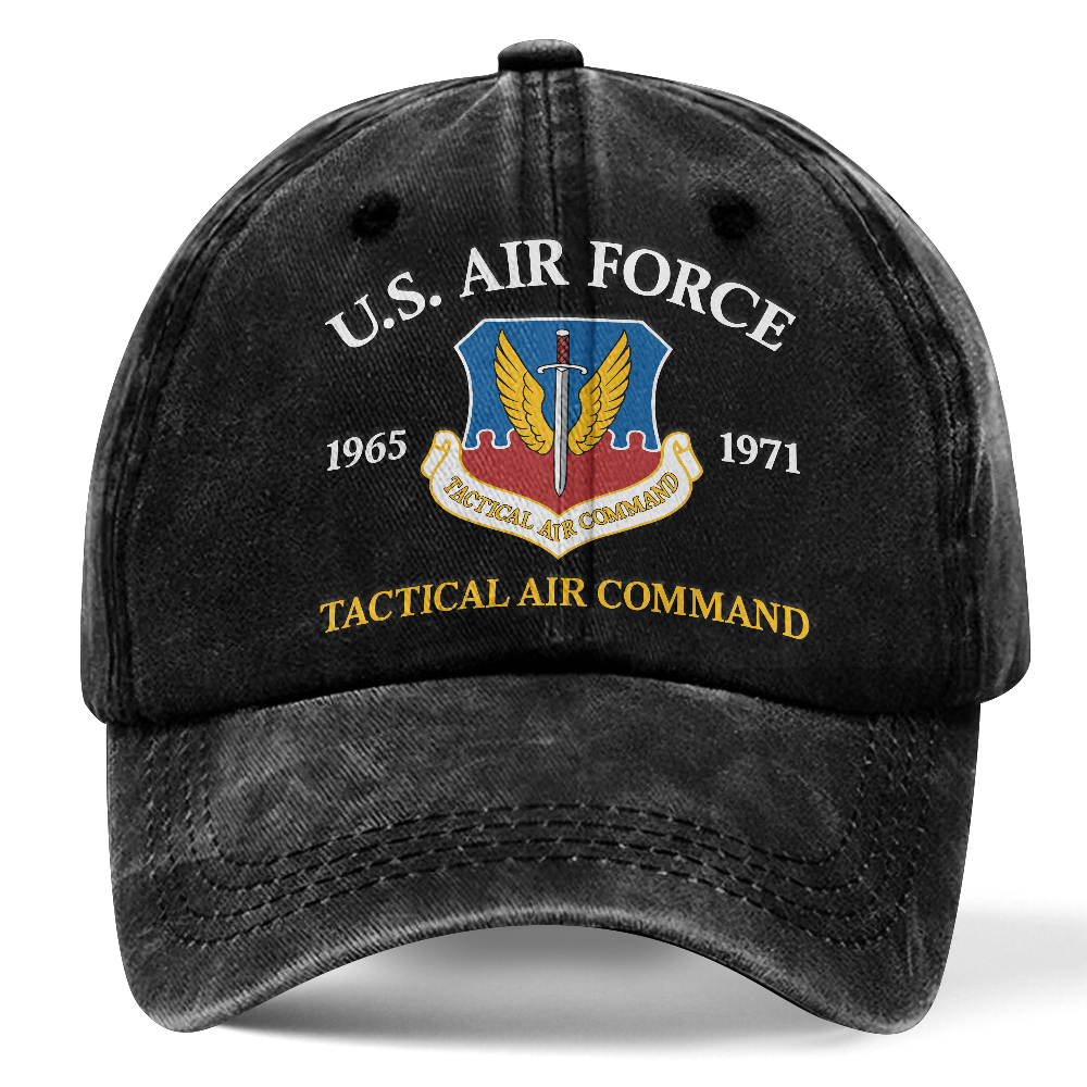 Personalizable Air Force Washed Cap