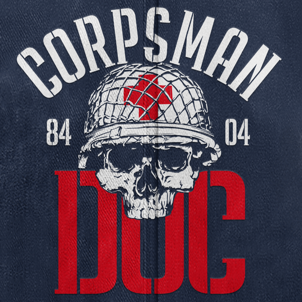 Personalizable Navy Corpsman Washed Cap