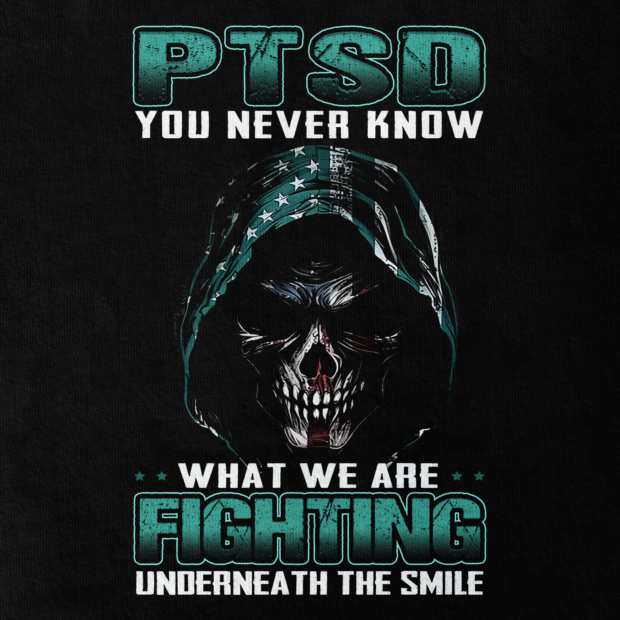 PTSD Not All Wounds Are Visible Double Side Classic T-shirt