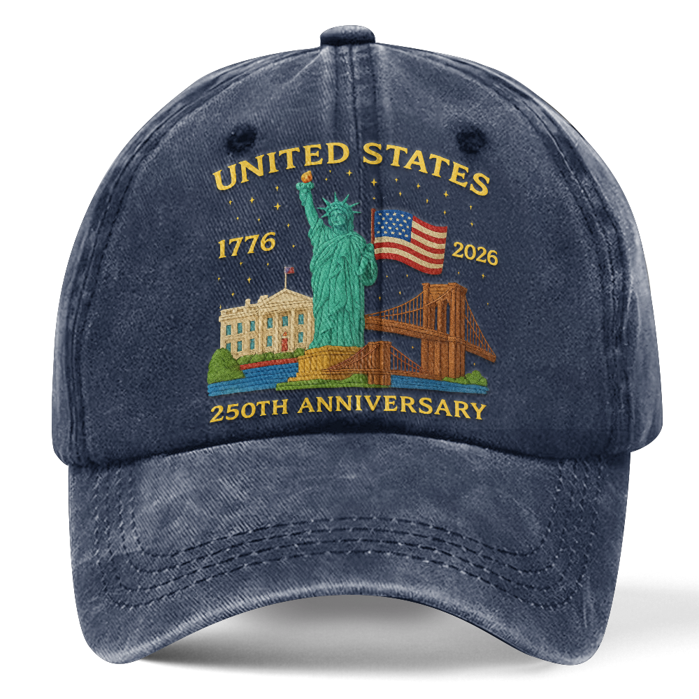 America 250th Anniversary Washed Cap