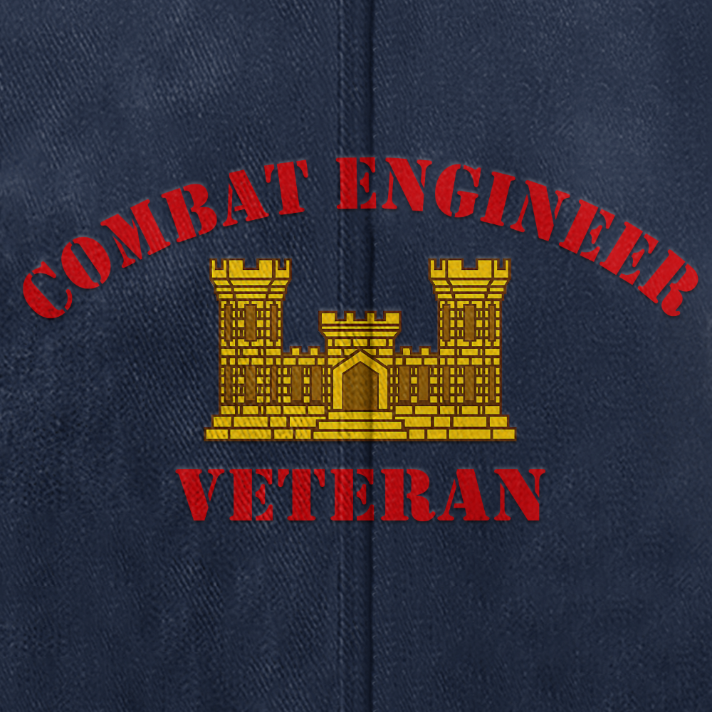 Personalizable Combat Engineer Washed Cap