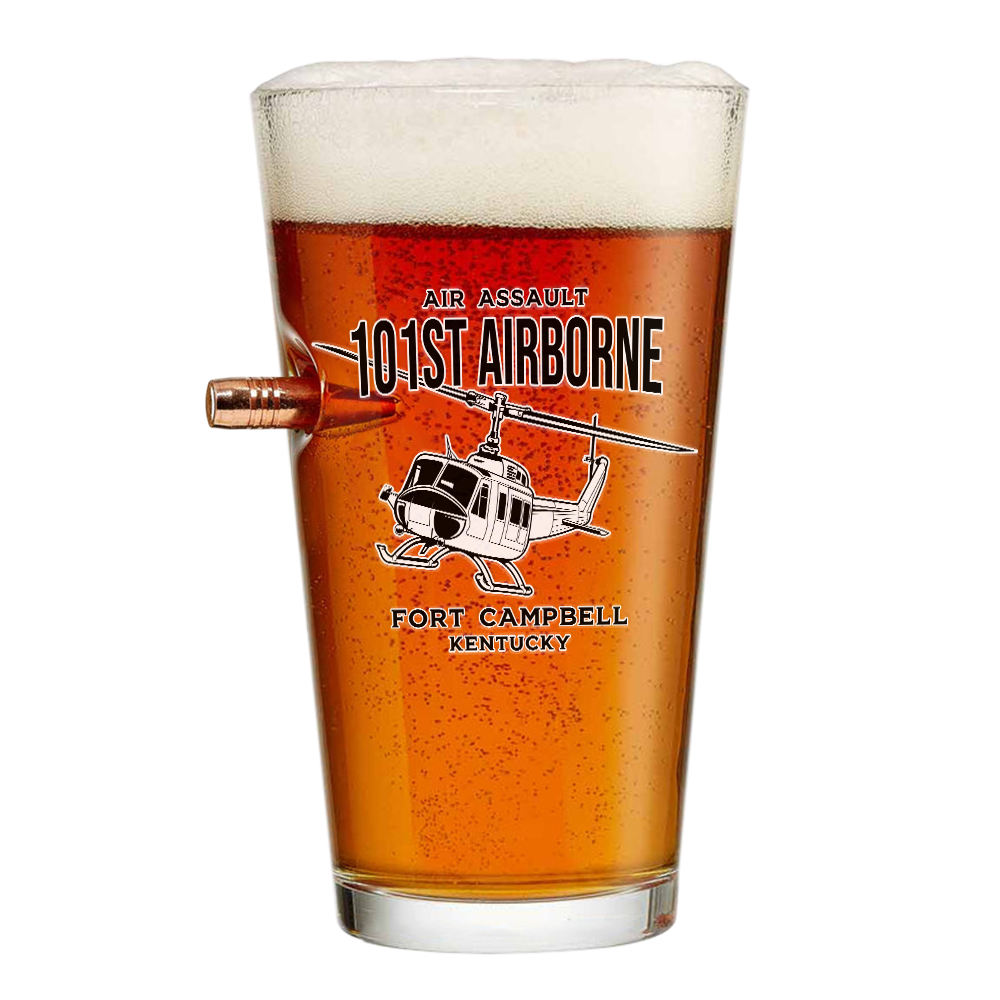 Fort Campell Kentucky Bullet Pint Glass