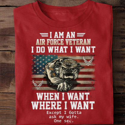 I am an Air Force Veteran Classic T-Shirt