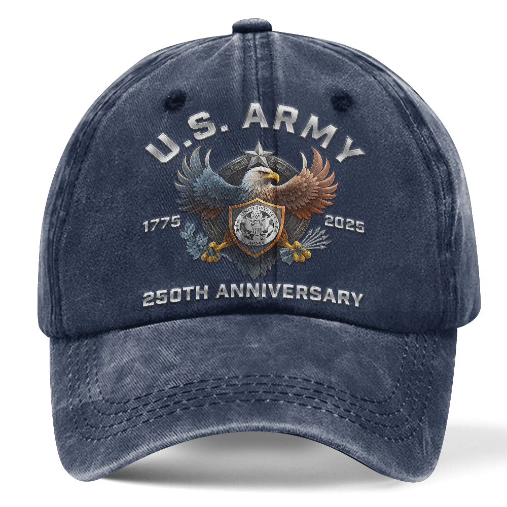 Army 250th Anniversary Washed Cap