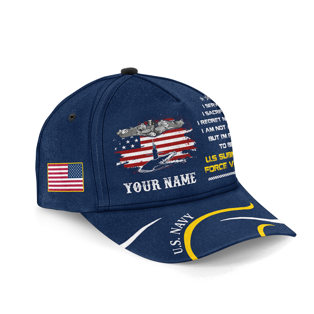Personalizable Navy Submarine I Served I Sacrificed Classic Cap