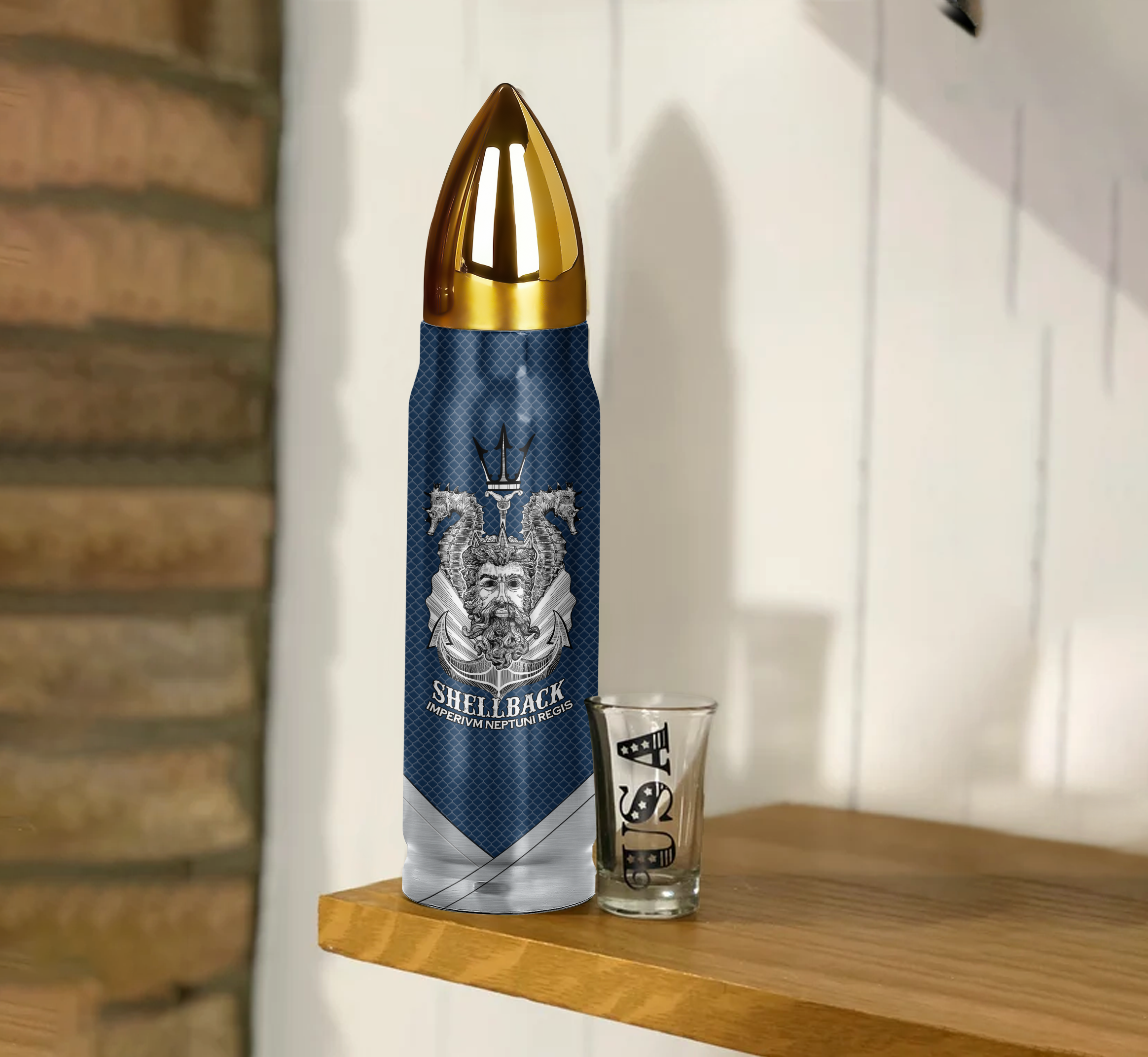 Navy Shellback Bullet Tumbler