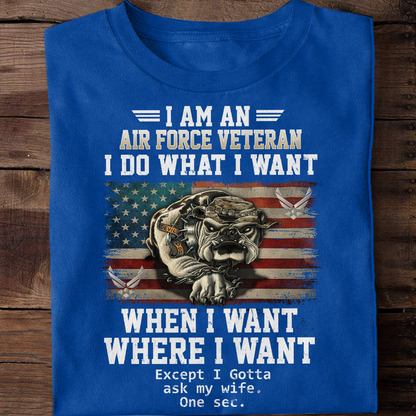 I am an Air Force Veteran Classic T-Shirt