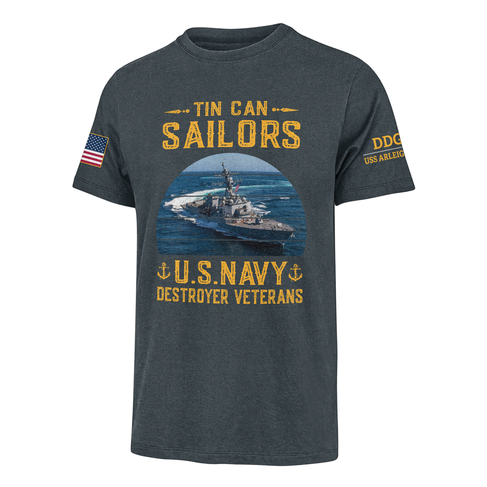 Personalizable Tin Can Sailors Classic T-shirt