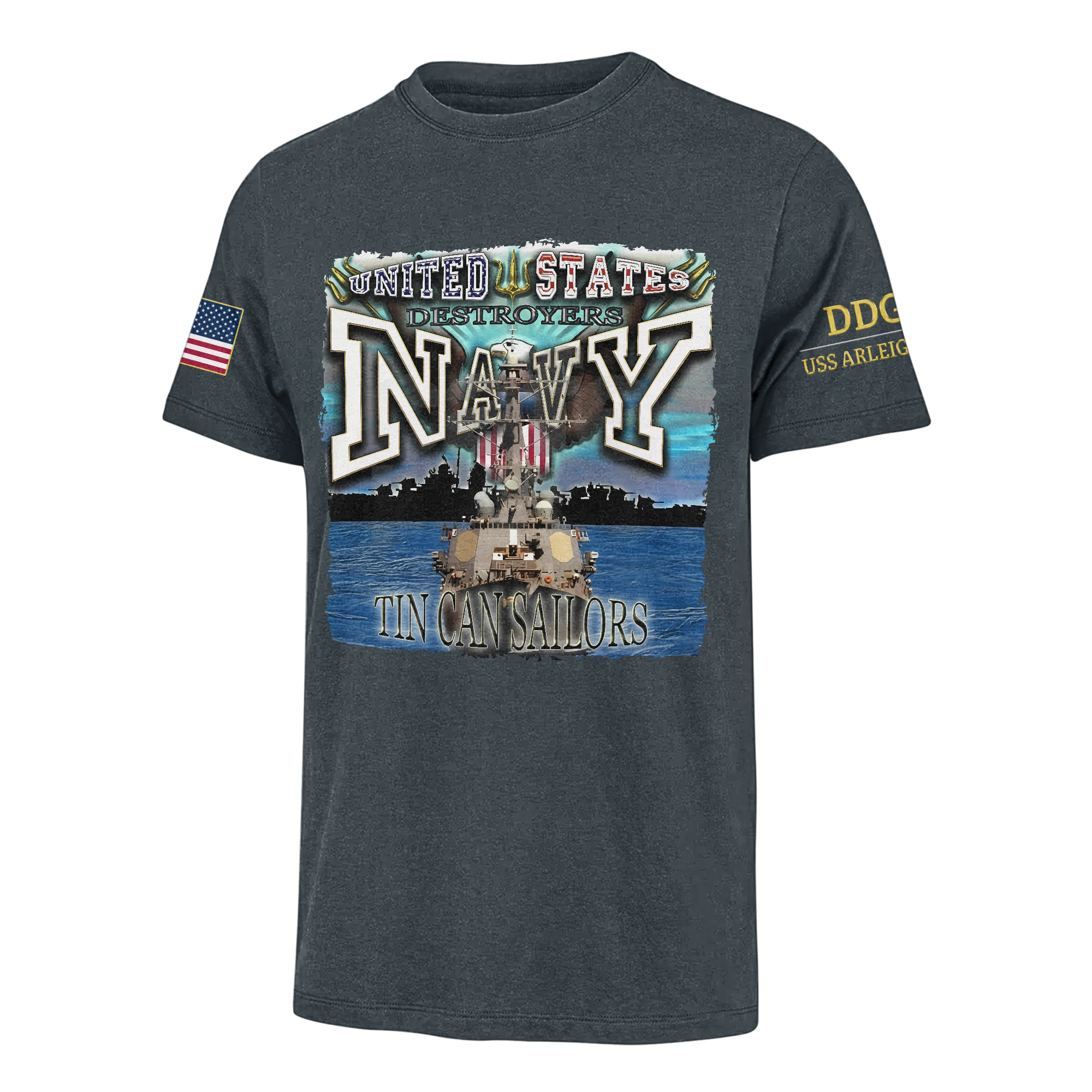 Personalizable Tin Can Sailors Classic T-shirt