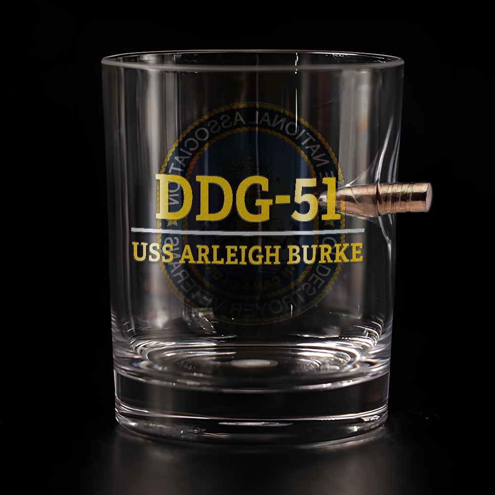 Personalizable Tin Can Sailors Bullet Whiskey Glass