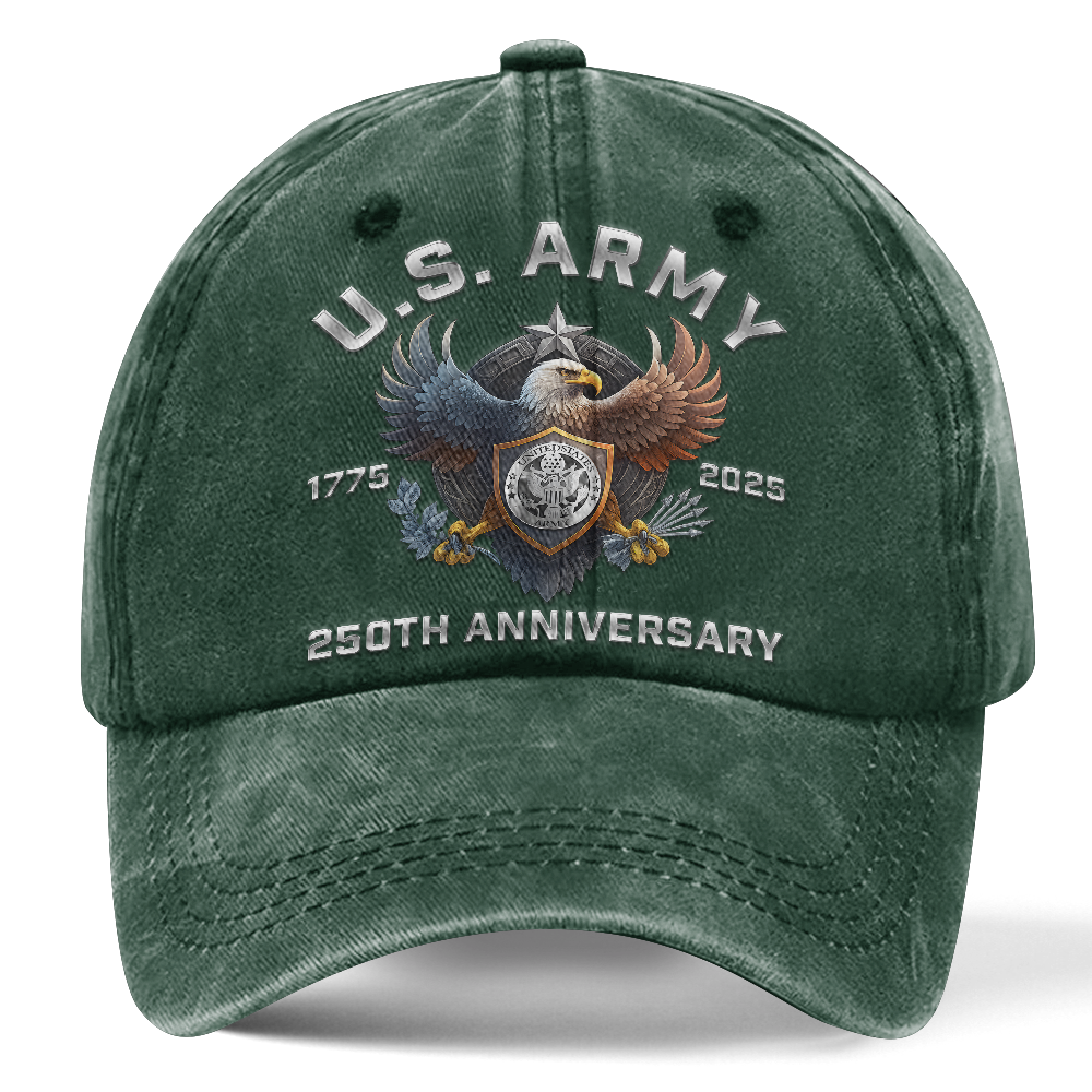 Army 250th Anniversary Washed Cap