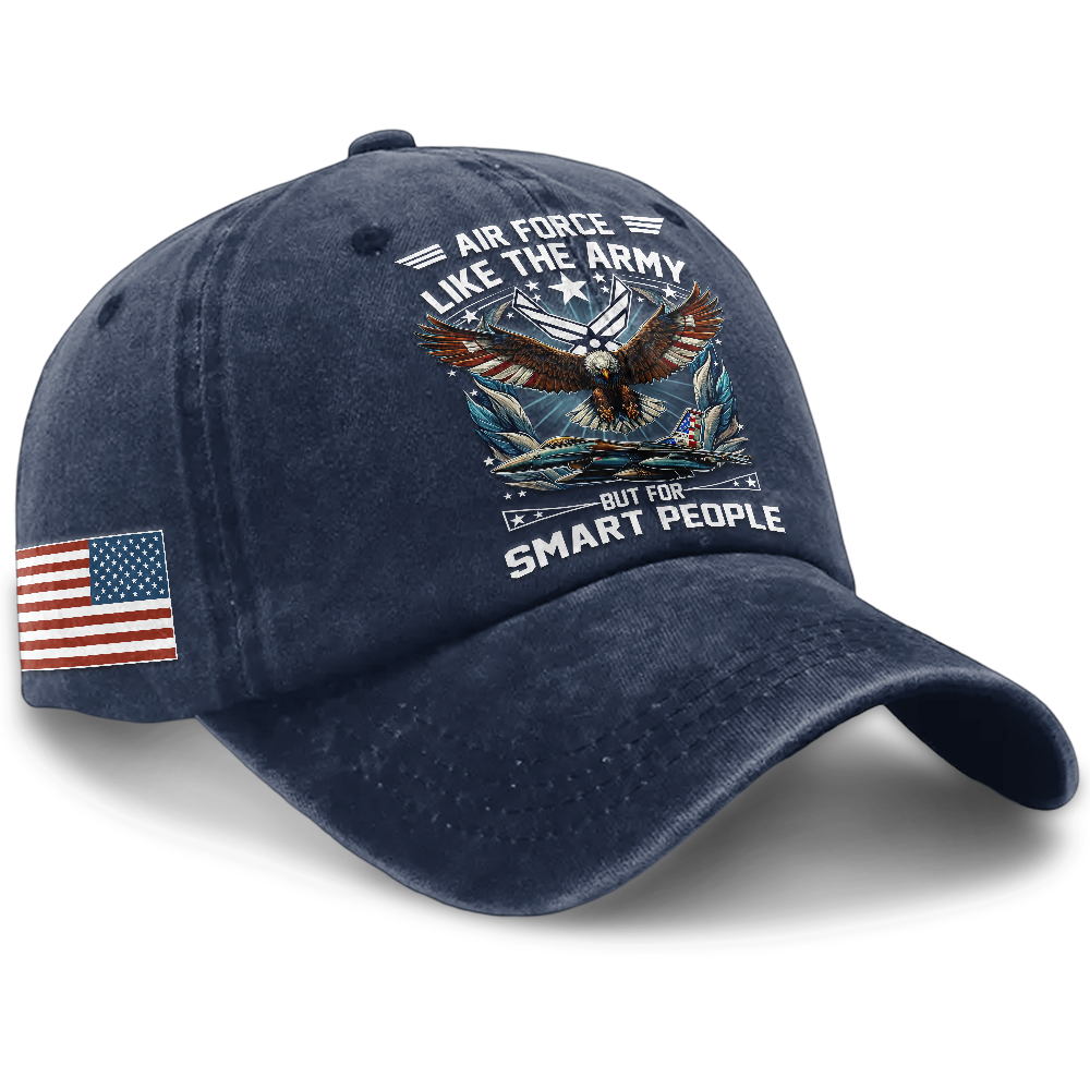 Personalizable Air Force Fly Fight Win Washed Cap