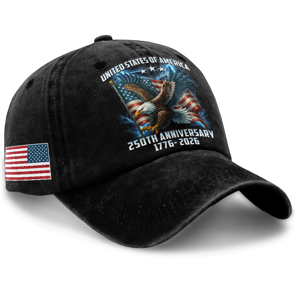 America 250th Anniversary Washed Cap