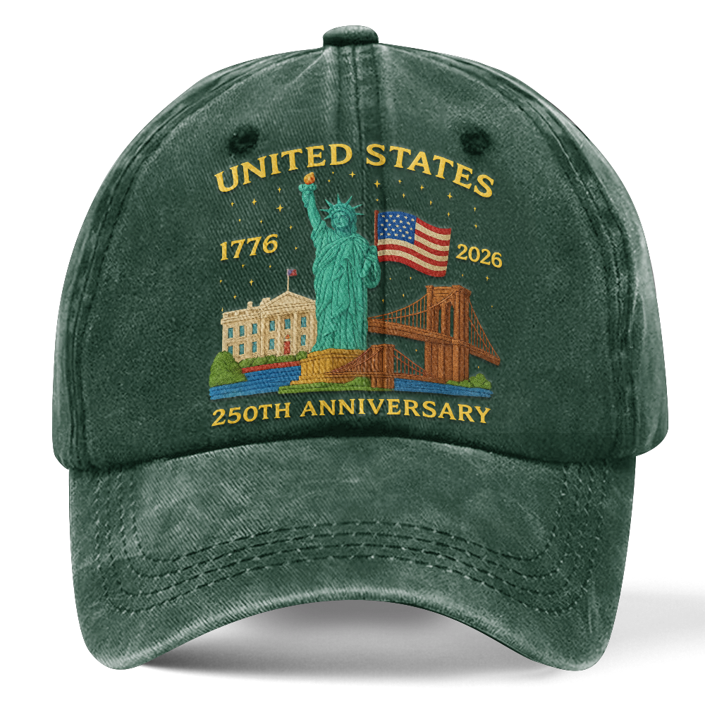 America 250th Anniversary Washed Cap