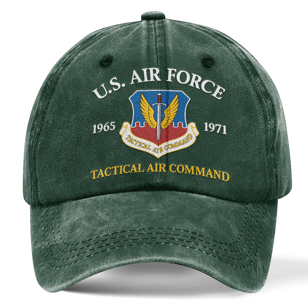 Personalizable Air Force Washed Cap