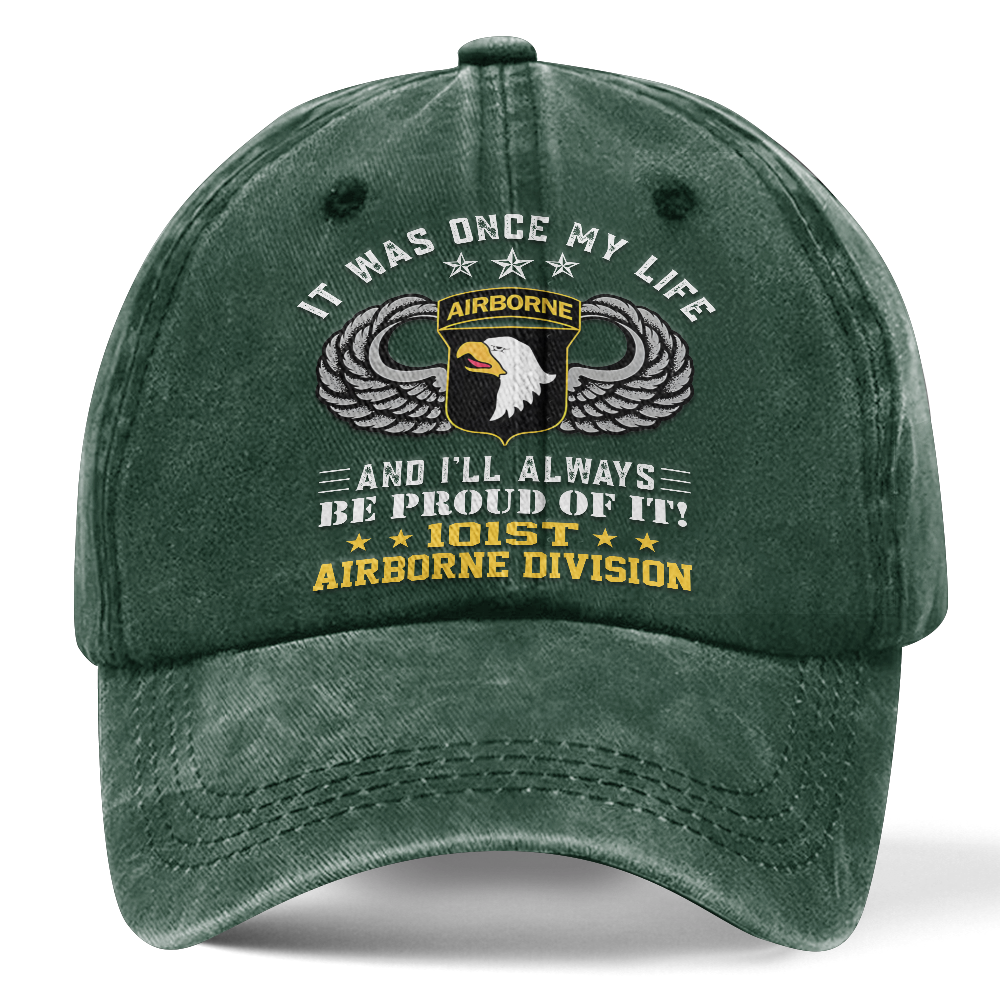 Airborne Screaming Eagles Washed Cap