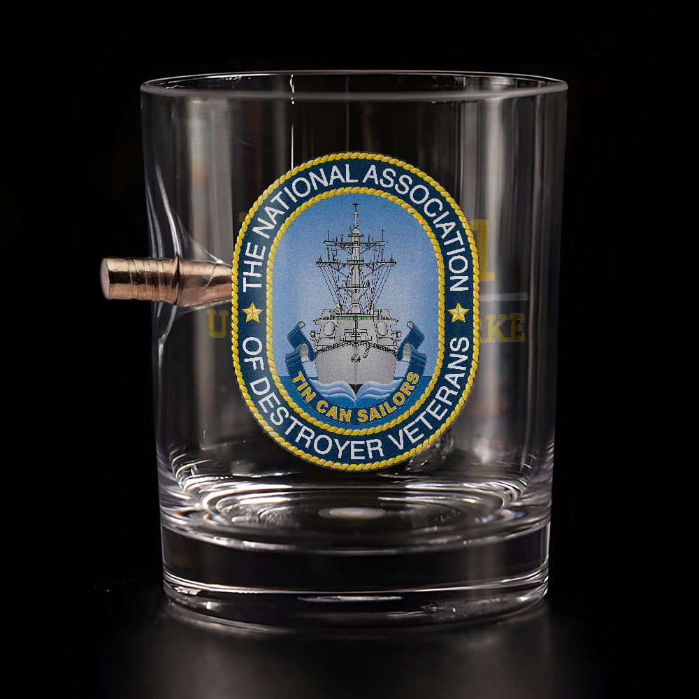 Personalizable Tin Can Sailors Bullet Whiskey Glass