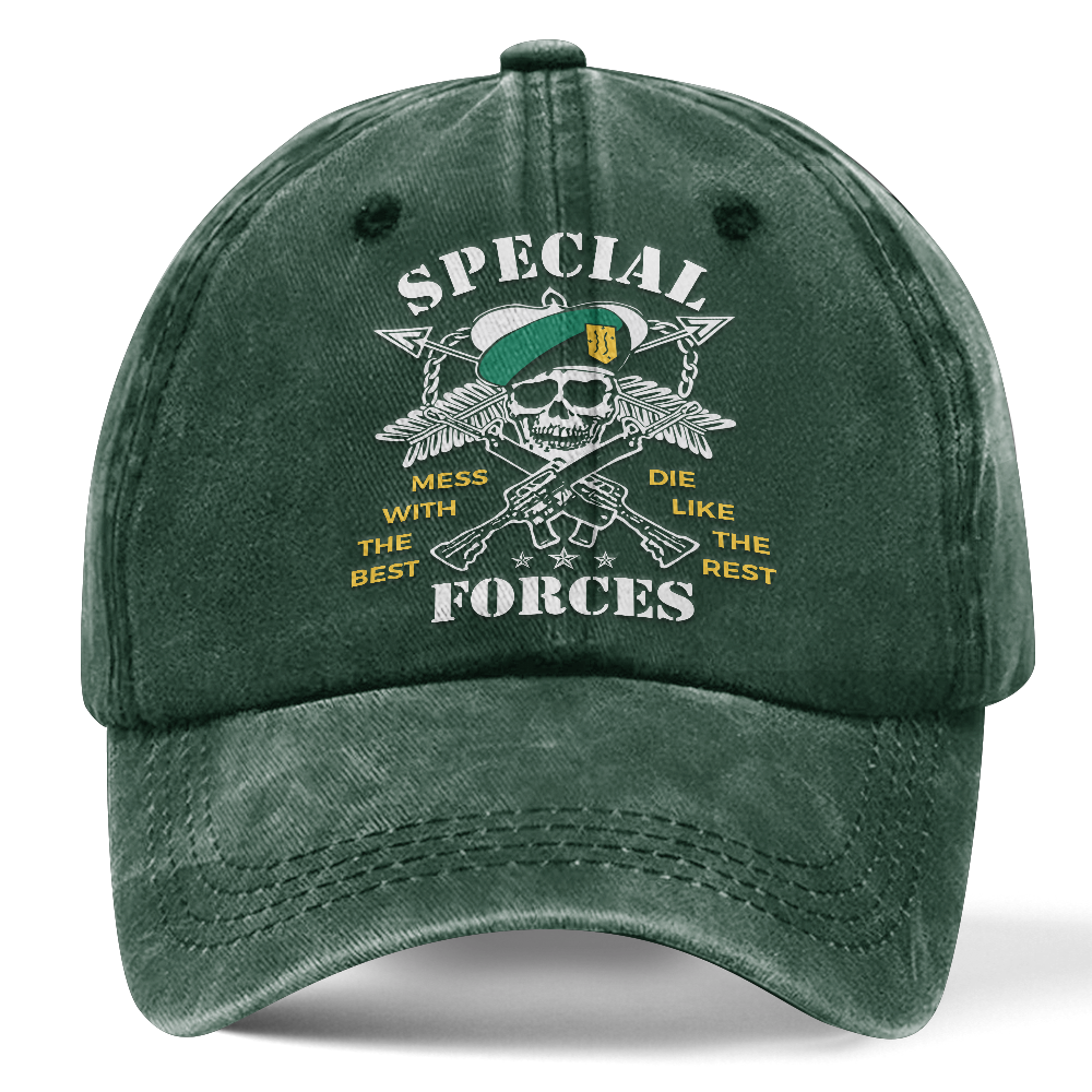 Personalizable Special Forces Washed Cap