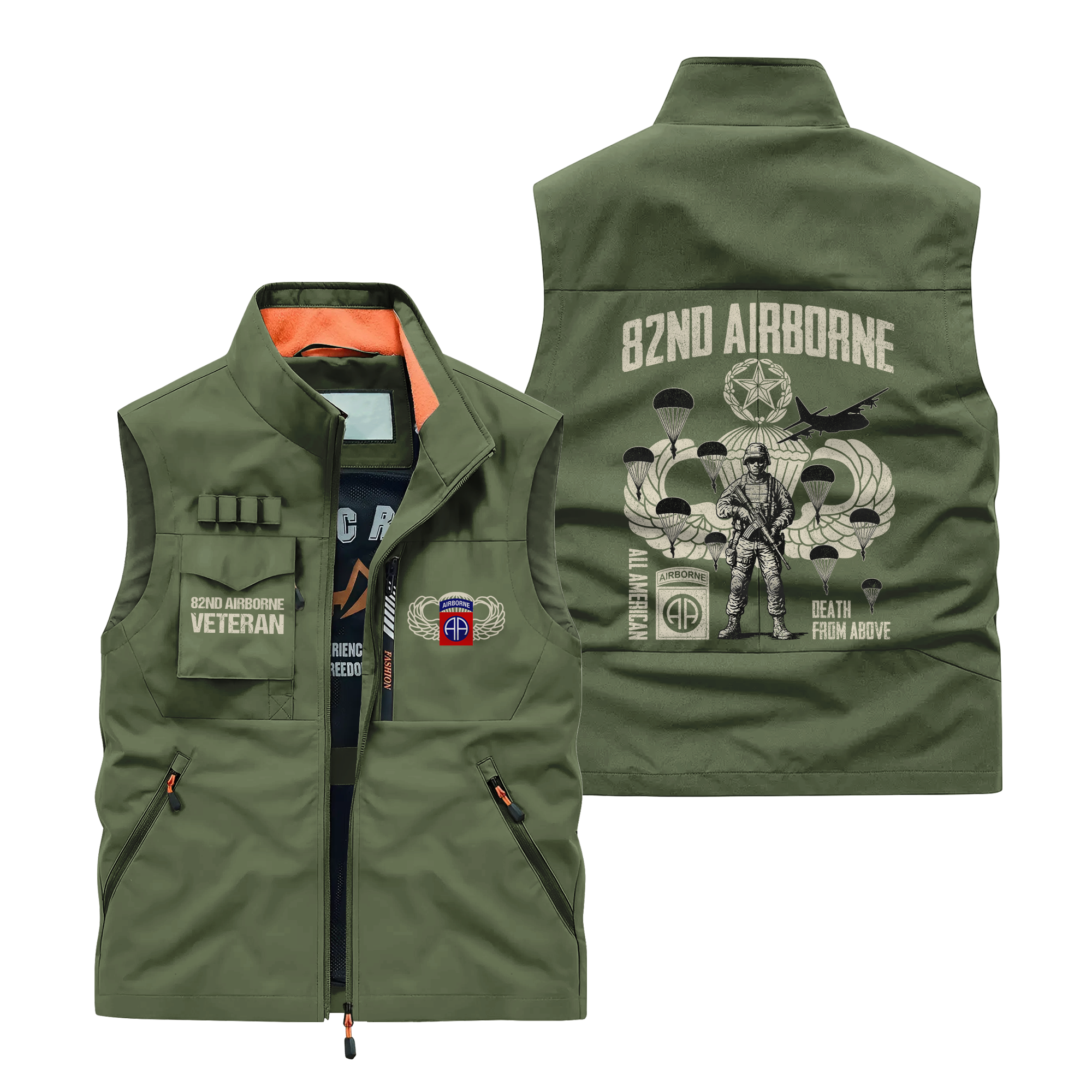 82nd Airborne Death From Above Pocket Vest